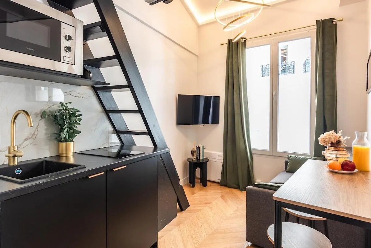 Studio Elegant Esprit Loft Avec Ac Párizs